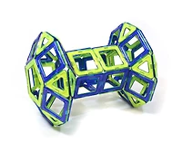 Magformers Ensemble Arc-en-Ciel de Construction Magnétique 62 Pcs
