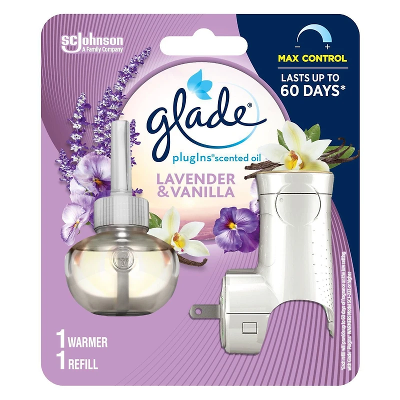 Glade Branchées® Huile parfumée Recharge, Lavande et Vanille