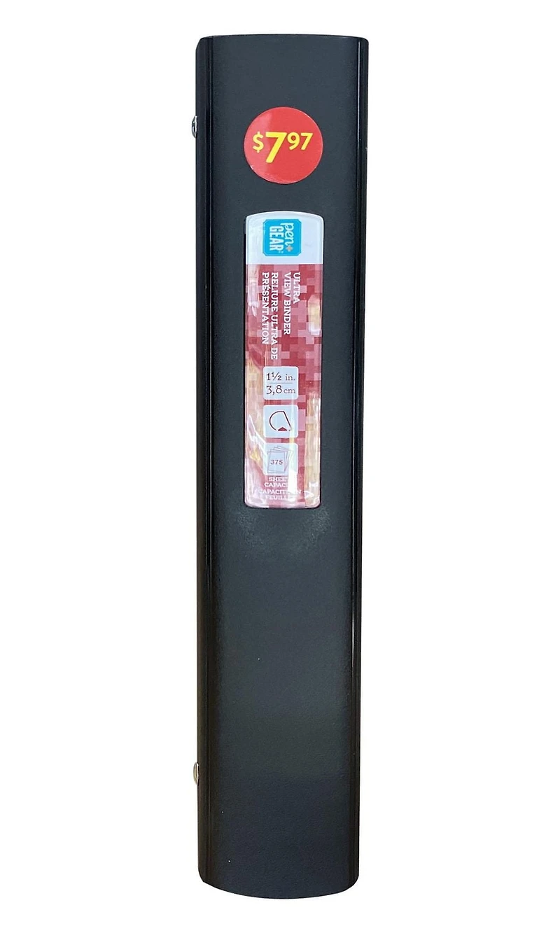 Pen+Gear 1.5" ULTRA VIEW BINDER