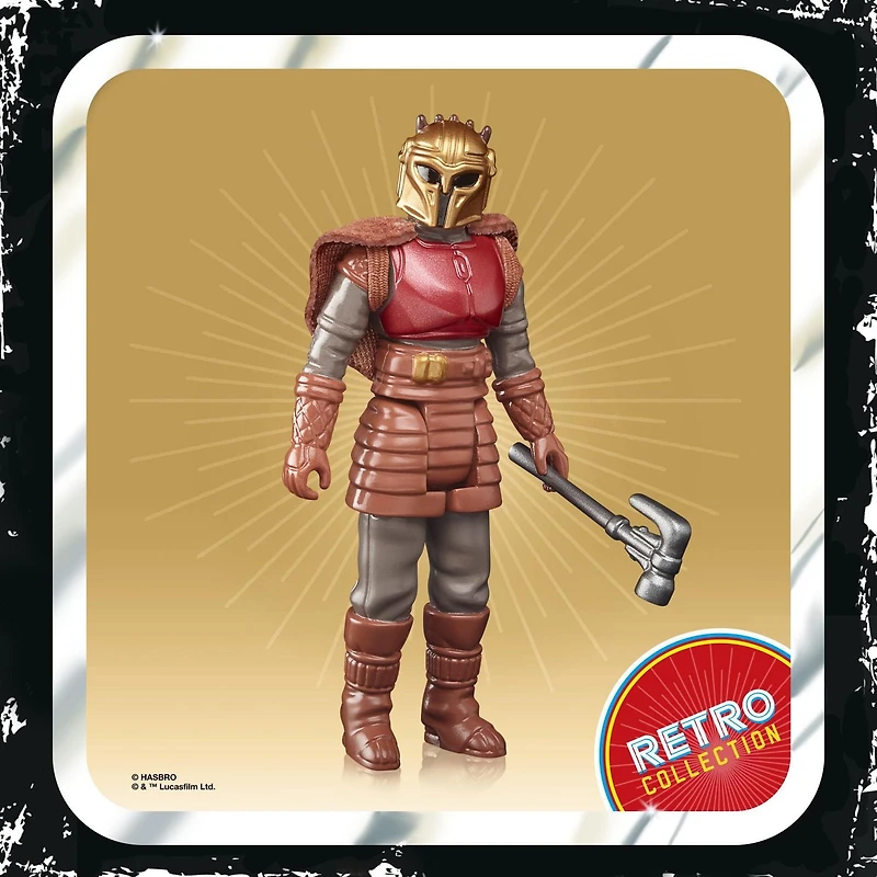 Star Wars Retro Collection The Armorer Toy 3.75-Inch-Scale Star Wars: The Mandalorian Collectible Action Figure, Toys for Kids Ages 4 and Up