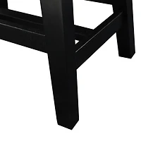 Tabouret de comptoir Carter imprimé vache noire