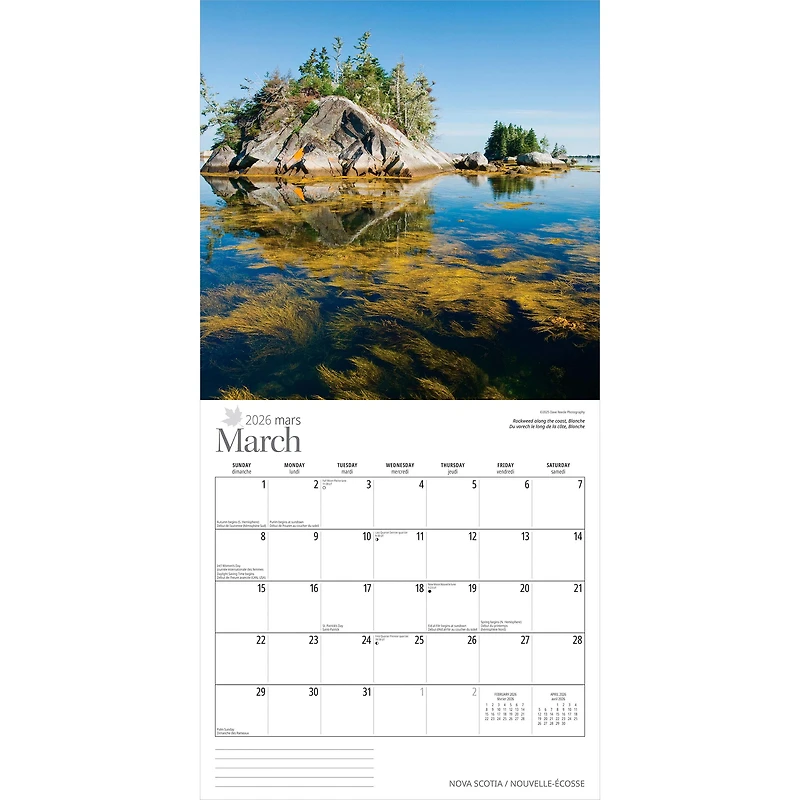 Nova Scotia 2026 Square ENGLISH FRENCH Wyman