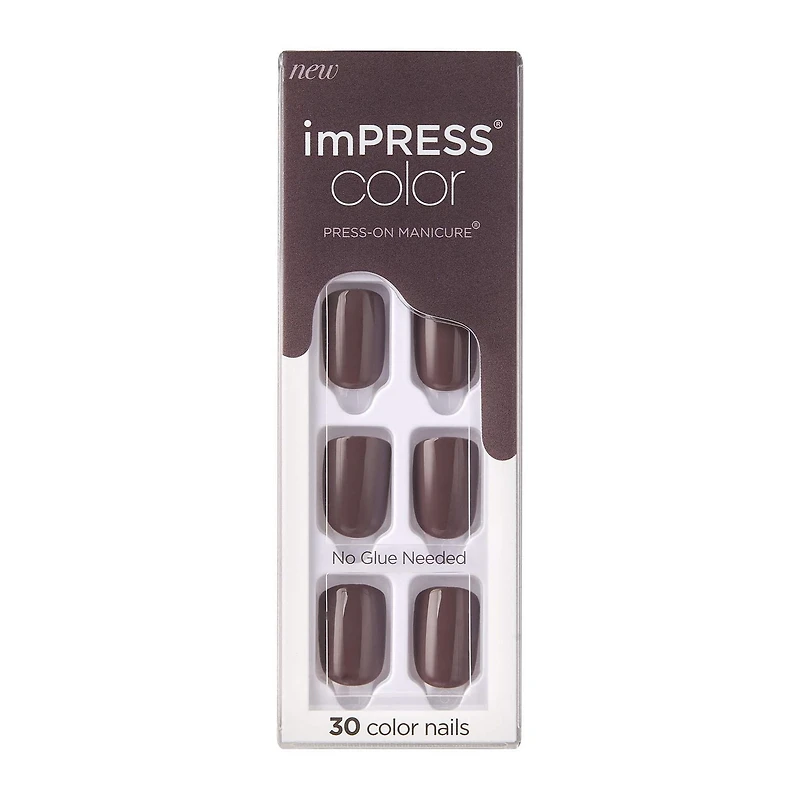 KISS imPRESS faux ongles de couleur - Try Gray
