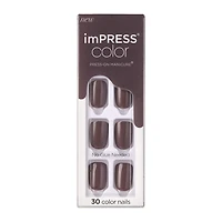KISS imPRESS faux ongles de couleur - Try Gray