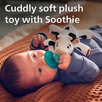 Philips Avent Soothie snuggle, 0m+, cow, 1 pack, SCF347/05