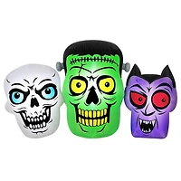 Occasions 6’ Inflatable Monster Trio – Halloween Outdoor Decoration