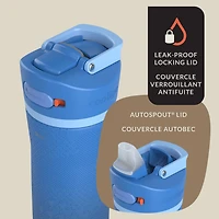 Bouteille d’eau en acier inoxydable avec couvercle AUTOSPOUT Contigo Ashland Chill 2.0, 709 ml (24 oz)