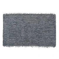 Cotton Loom Bath Mat Gray 20X32
