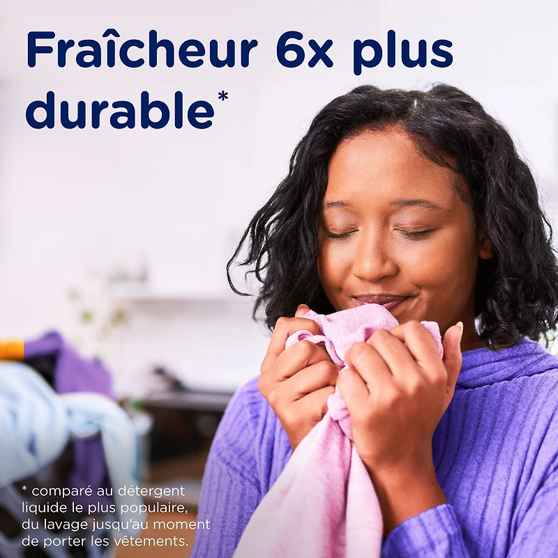 Perles rehausse-parfum pour lessive Downy Infusions, CALM, Lavande apaisante et gousse de vanille