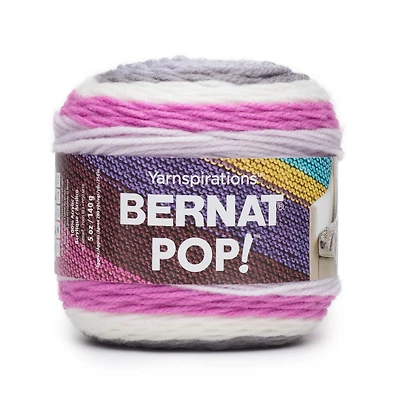 Bernat® Pop!™ Yarn, Acrylic #4 Medium, 5oz/140g, 280 Yards