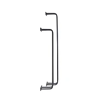 Cody Metal Towel Rack, Black (2 Pack)