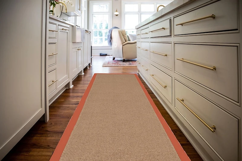 Athena Cork & Burnt Orange 2'6" x 12' Runner
