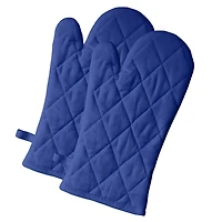 Fabstyles Solo Waffle Cotton Oven Mitt & Pot Holder Set of 4