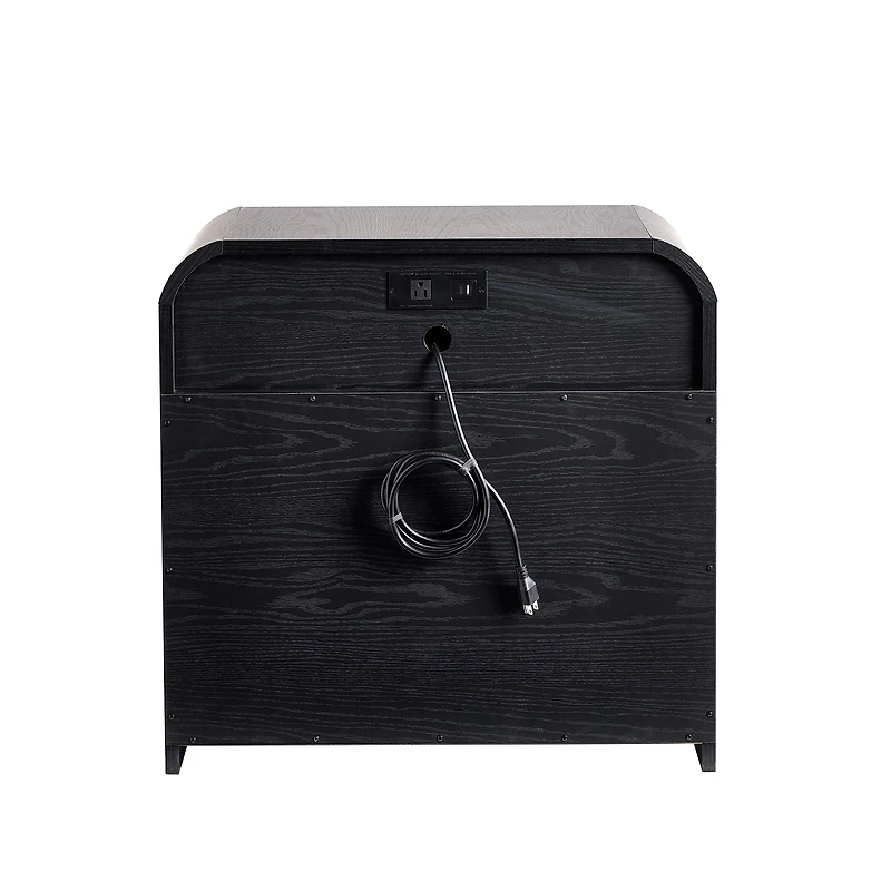 Better Homes & Gardens Juliet 3 Drawer Nightstand with USB