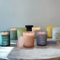Bougie spa parfumée à la cire de noix de coco 15 oz Allswell, Brillance (Vanille + Poire + Noix de coco) Mélange de cire de noix de coco