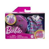 Barbie Clothes, Deluxe Bag with School Outfit and Themed Accessories