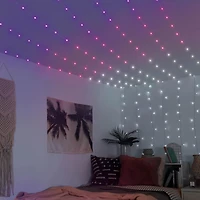 Merkury Ceiling LED Lighting Curtain String Lights, Ceiling Curtain Lights