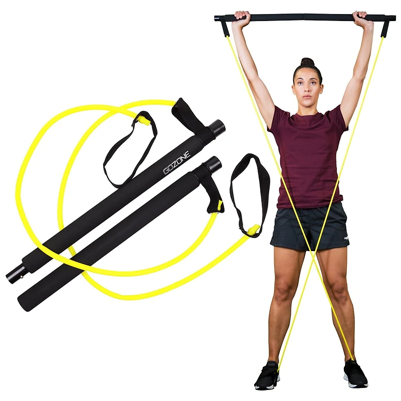 Barre de tonification GoZone – Citron vert/noir Avec rembourrage mousse