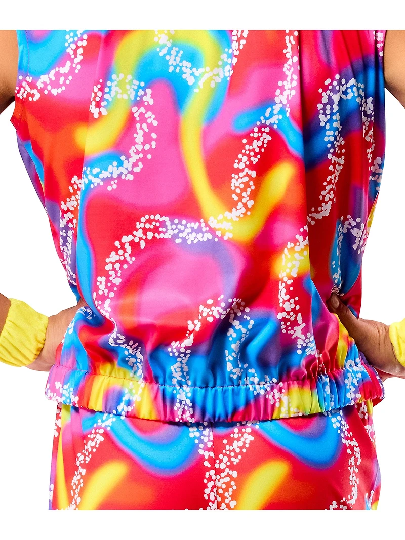 Costume Ken en Patins à Roulettes Néon du Film Barbie pour Adultes par Rubies, pour Hommes