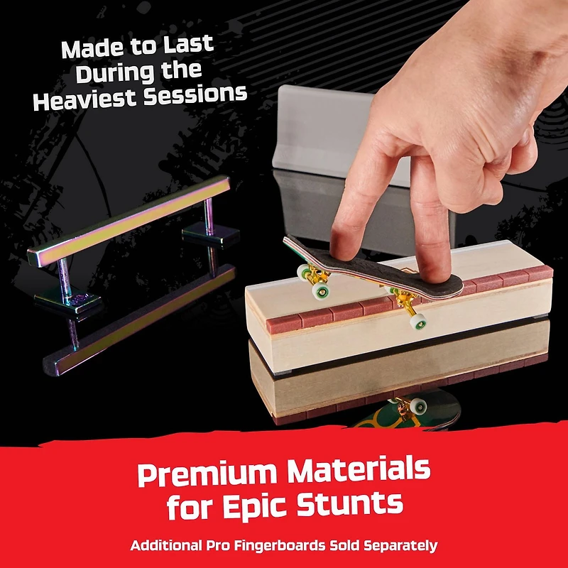 Tech Deck, Pro Series Daily Grind Pack avec 3 obstacles, conçu pour les pros ; jouets pour enfants à partir de 6 ans (mini-fingerboard vendu séparément)