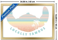 Disney Lilo and Stitch: Beach Vibes - Locally Famous Wall Poster