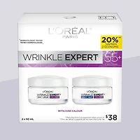 Anti-Wrinkle Day & Night Moisturizers 55+ with Calcium, Skin Care Kit | Wrinkle Expert, With Calcium
