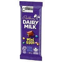 CADBURY DAIRY MILK Milk Chocolate Bar with Mini Eggs  Candy, CADBURY DAIRY MILK Milk Chocolate with CADBURY Mini Eggs, 90 g
