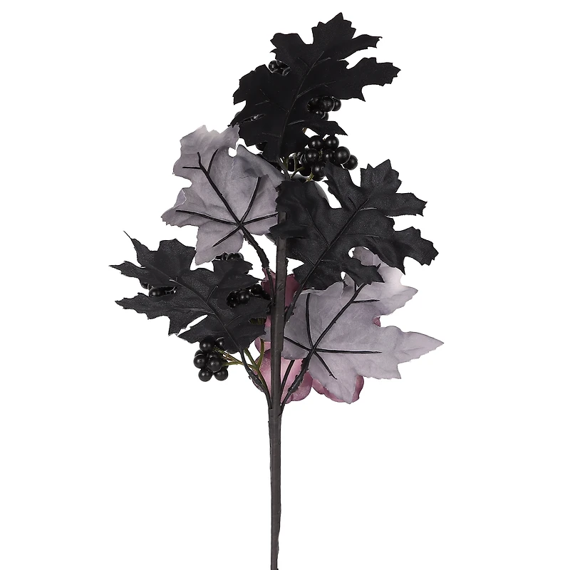 Halloween Pl Pur Floral Pick
