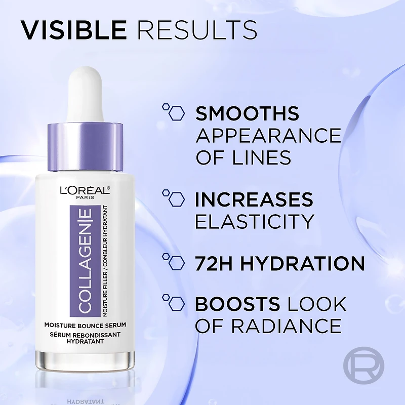 L'Oréal Paris Collagen Moisture Bounce Serum with Glycerin & Squalane, 50ml