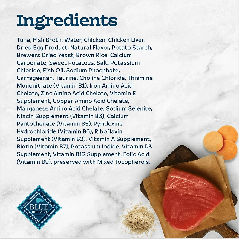 Blue Buffalo Tastefuls Adult Cat Tuna Entrée in Gravy Flaked Wet Food