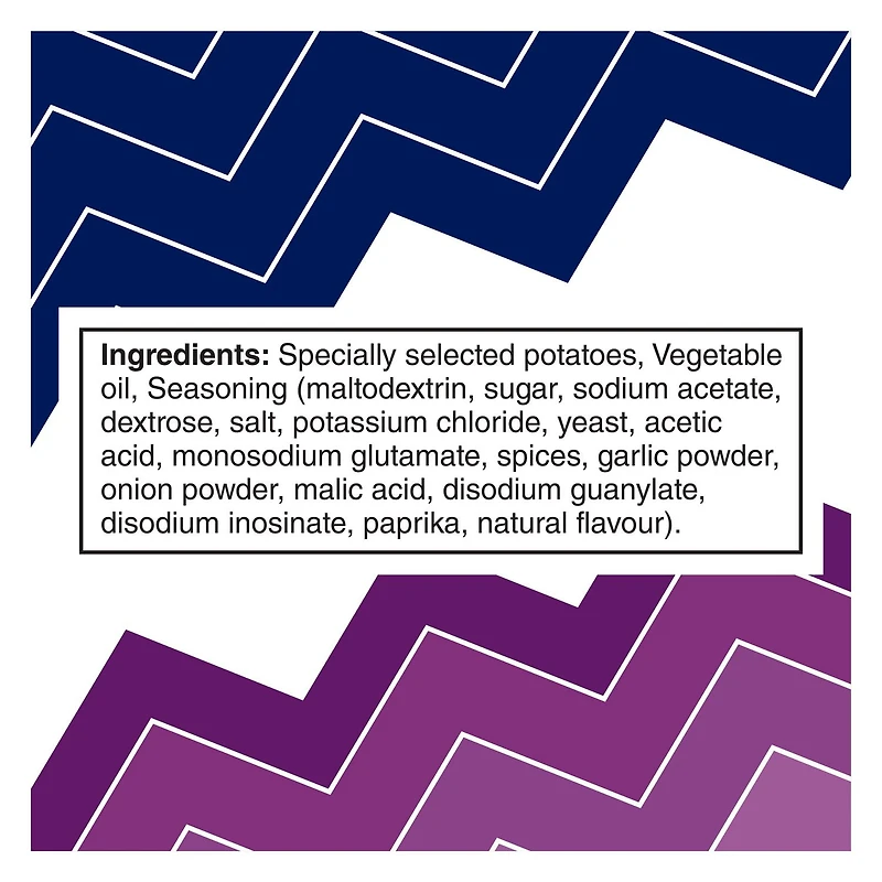 Ruffles croustilles Assaisonnées, format écono 380 g.