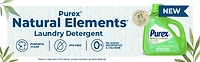 Purex détergent à lessive liquide concentré 4-en-1, Natural Elements, lin et lis, sans colorants ajoutés, 4,43 litres, 110 brassées