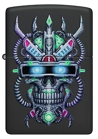 Zippo Cyber Skull Design (48516)