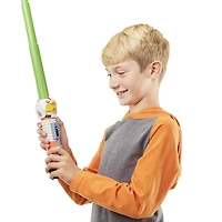 Star Wars Lightsaber Squad Luke Skywalker Extendable Green Lightsaber Roleplay Toy for Kids Ages 4 and Up