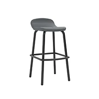 Tabourets de bar d’extérieur Suncast en résine, lot de 2 – Gris froid