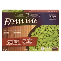 Jeunes fèves soja écossés Edamame de Nature's Classic Allen Family Foods 454g réchauffables au micro-ondes, 454g micro-ondes