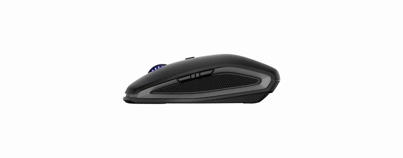Cherry GENTIX BT Wireless Bluetooth Mouse, Multi-Device Function for up to 3 Devices, Switchable Resolution (1K/2K DPI), 7 Buttons and Scroll Wheel, Battery Operated (Black)