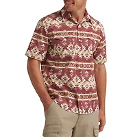 Chemise imprimée à manches courtes pour hommes Wrangler®