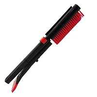 Brosse à neige pliante Oskar 22 po avec grattoir à glace et raclette, rouge & noir