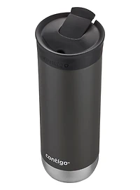 Tasse de voyage isotherme Contigo Huron 2.0, acier inoxydable, 591 mL (20 oz), couvercle SNAPSEAL, couleurs variées paquet de 3