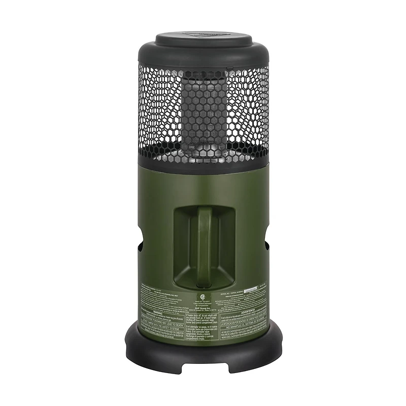 Ozark Trail 360 Degree Propane Portable Outdoor Heater, Green, Portable Outdoor Heater