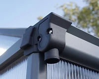 CANOPIA par PALRAM Glory Ensemble de serre haut de gamme de 8 pi x 12 pi - Gris