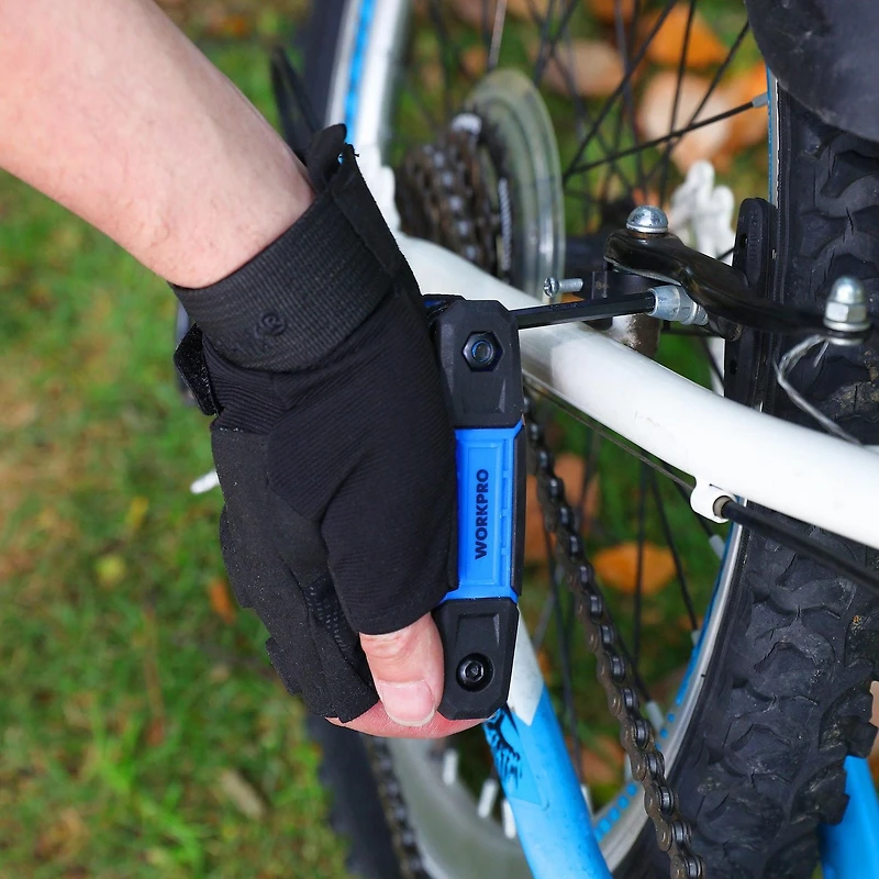 WorkPro Metric Hex Key Set - 8 Piece, Metric, CR-V steel