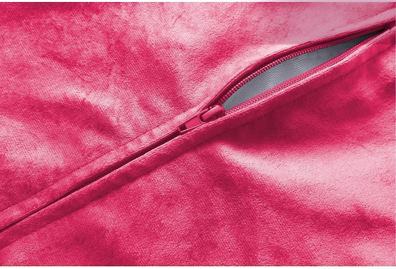 Fauteuil poire Gouchee Home Sambre rouge – Tissu polyester velours doux avec rembourrage en billes de polystyrène, adapté aux adultes et aux adolescents, siège léger et portable pour dortoir ou salon