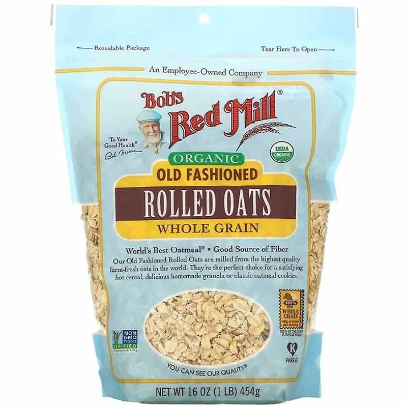 Bob’s Red Mill Oats Rolled Old Fashioned Organic, 907 GR