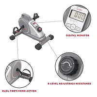 Sunny Health & Fitness Magnetic Mini Exercise Pedal Cycle - SF-B020026