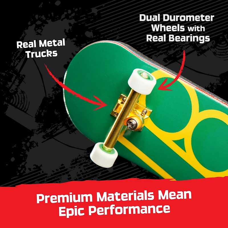 Tech Deck Plan B Pro Series, Fingerboard avec présentoir, conçu pour les pros ; Mini skateboards authentiques, jouets pour enfants à partir de 6 ans