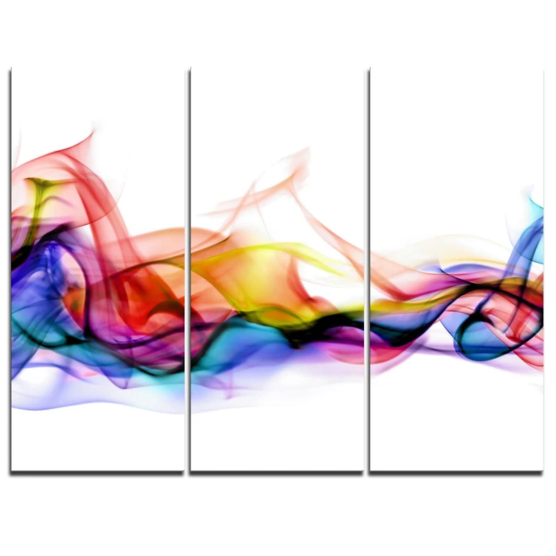 Tableau sur toile imprimée Design Art Fumée abstrait contemporains