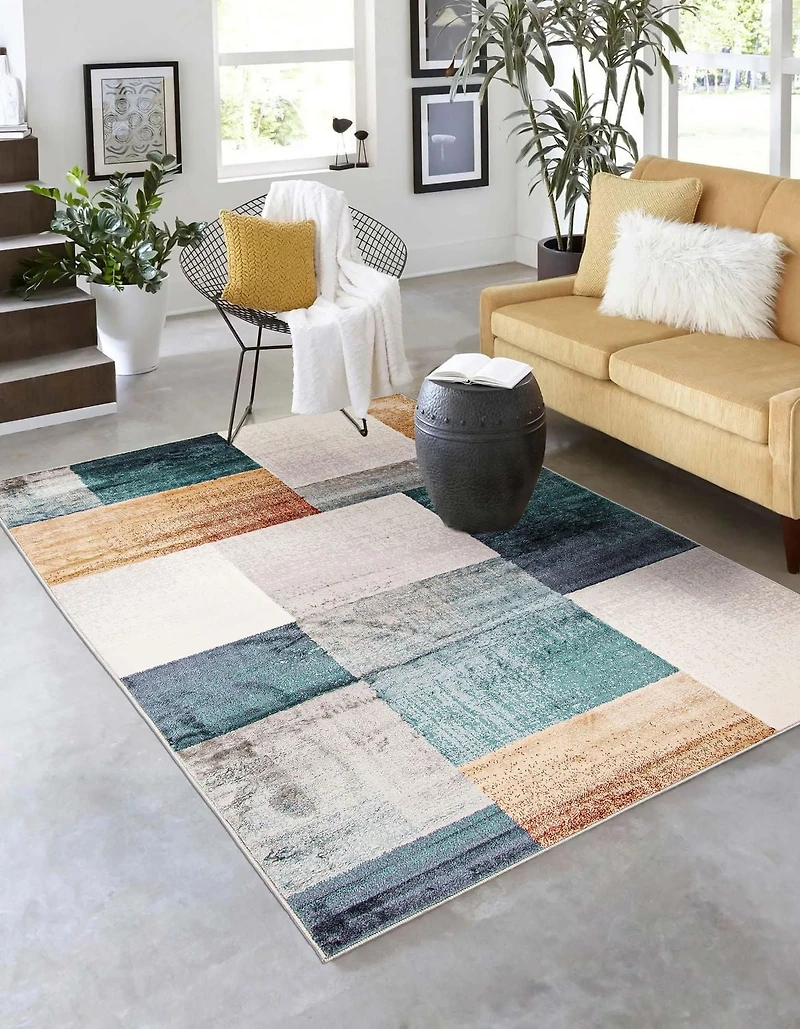 ECARPET Rylie Contemporain/Moderne Tapis pour salon, chambre, salle à manger, entrée, couloir et plus encore.