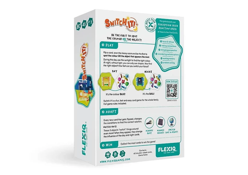 FlexIQ: Switch it! - Reaction Speed Game - 2-8 players - 6+